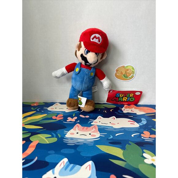 Super Mario Brothers Nintendo Mario Plush Stuffed Animal Toy Doll 2017 Goodstuff - Picture 1 of 9